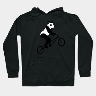 Panda On stunt Bike Hoodie